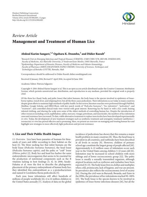 artemide lice|Management and Treatment of Human Lice .